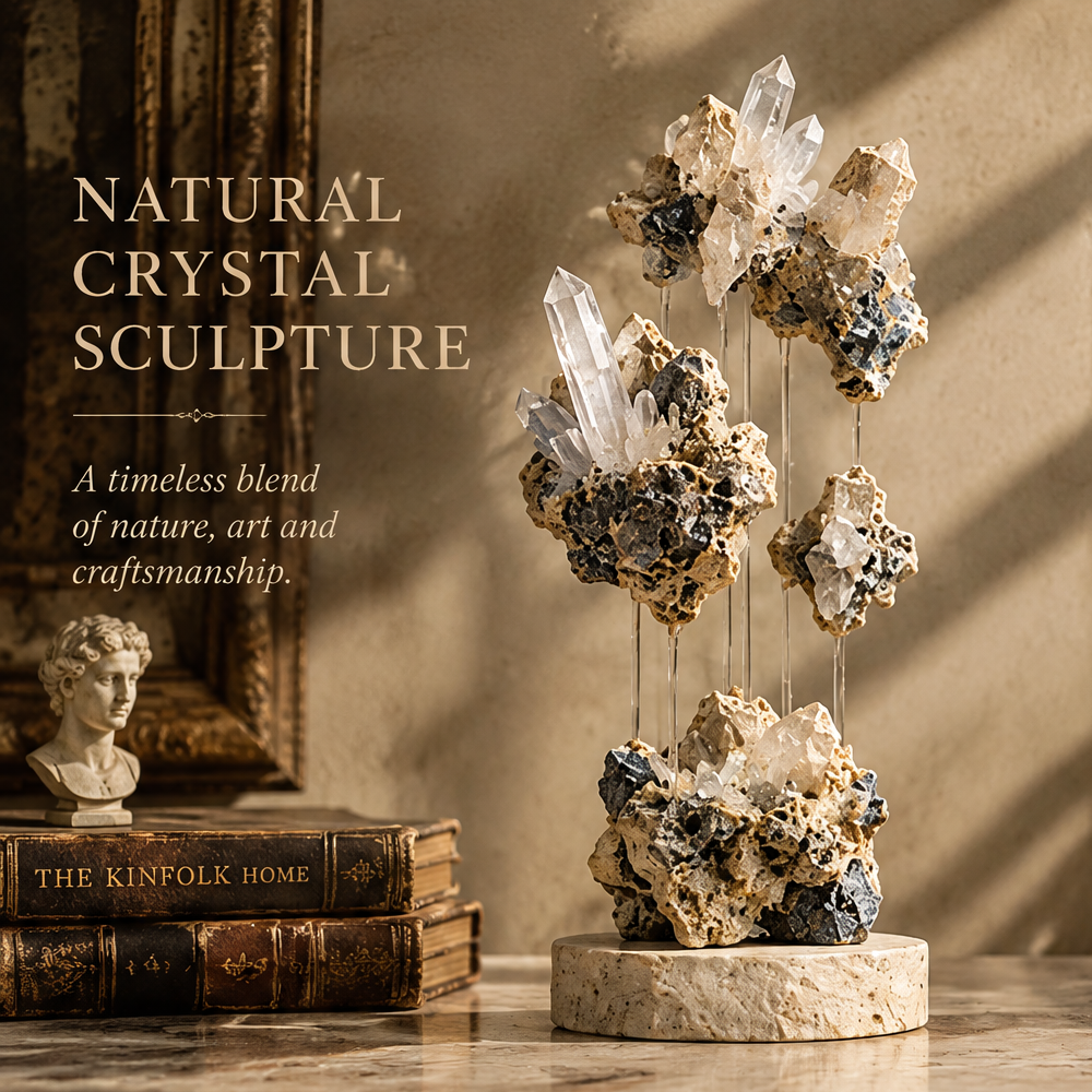 MODOROP Floating Crystal Cluster