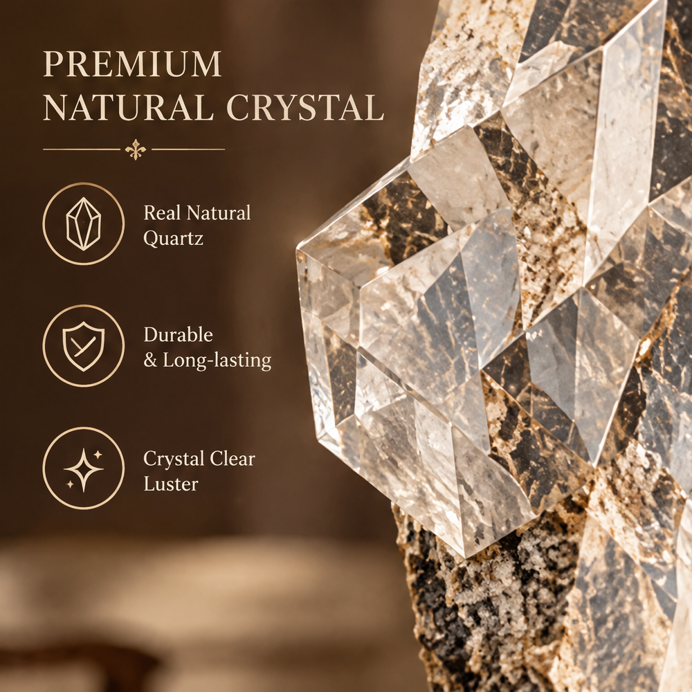 MODOROP Faceted Crystal Pillar