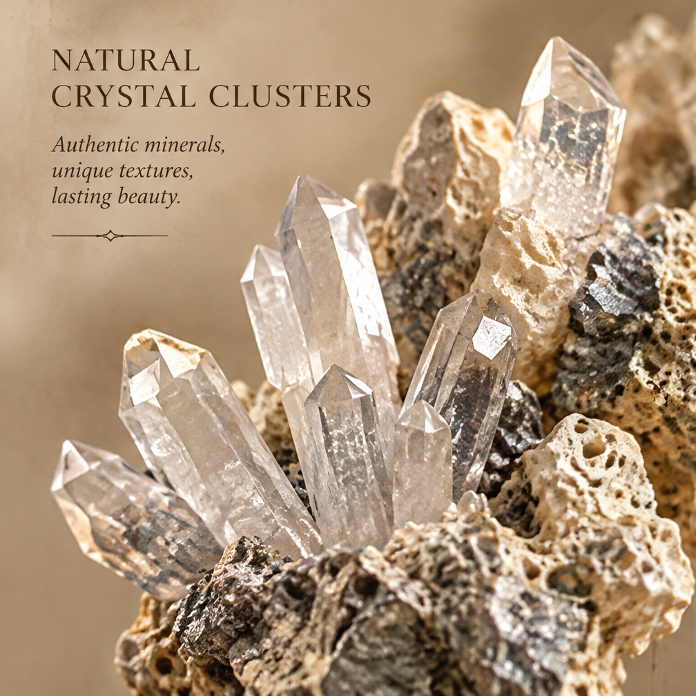 MODOROP Floating Crystal Cluster