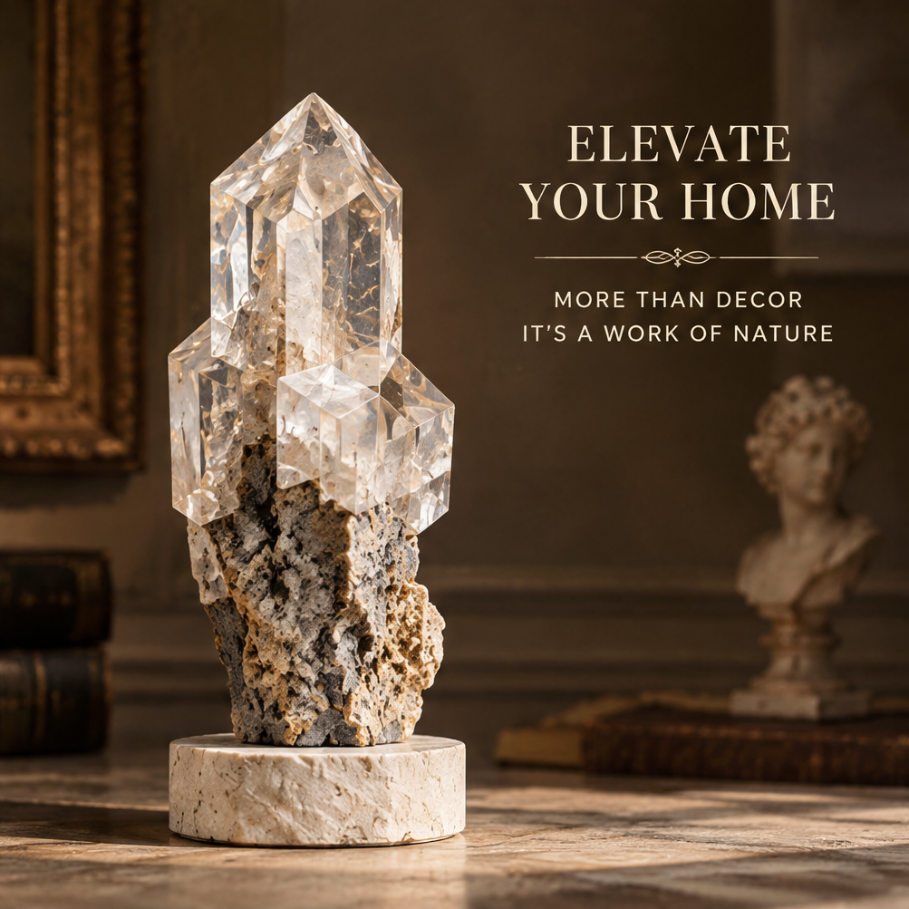 MODOROP Faceted Crystal Pillar