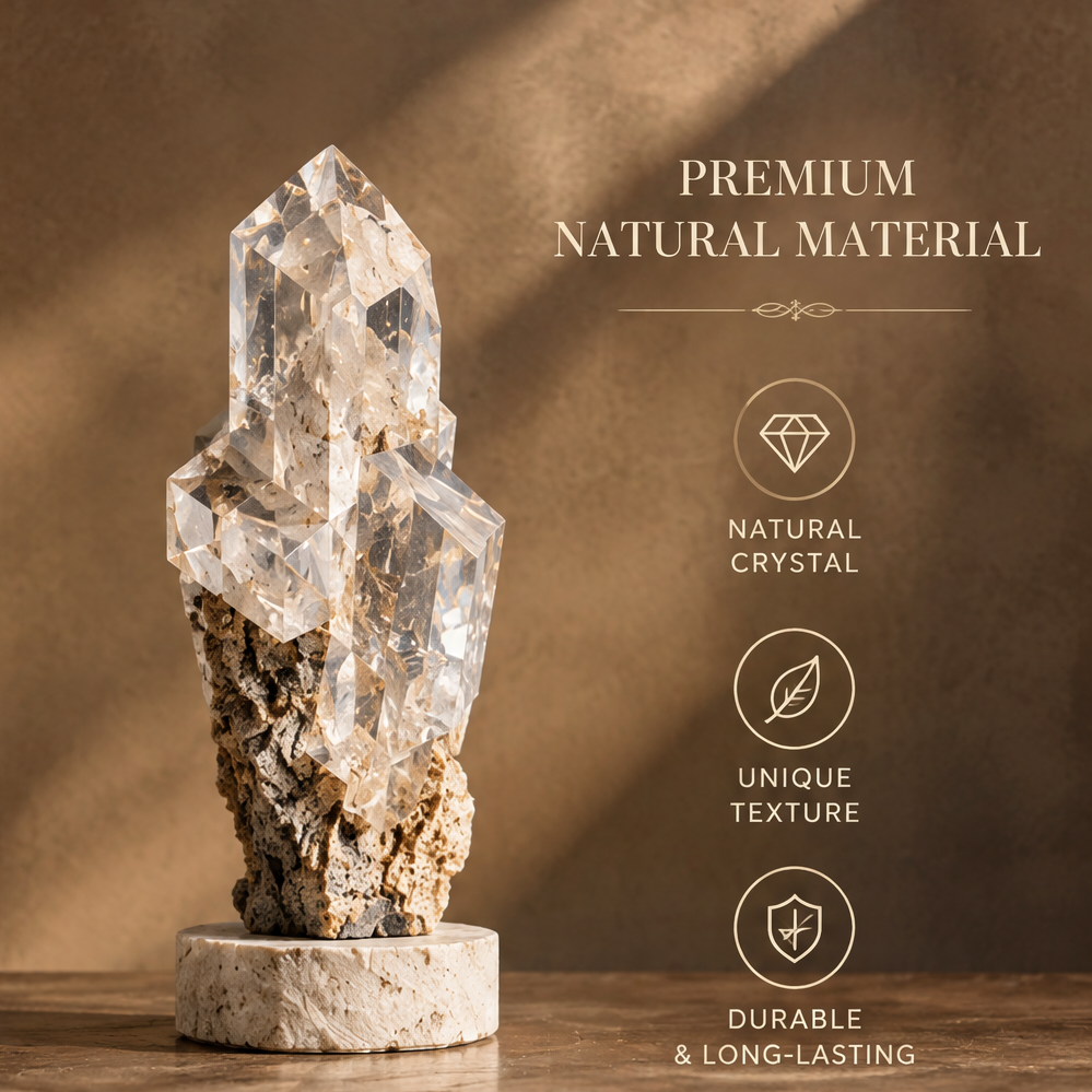 MODOROP Faceted Crystal Pillar
