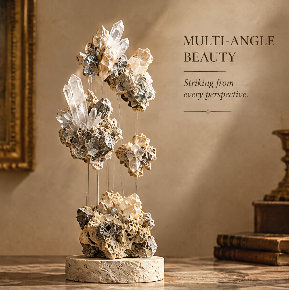 MODOROP Floating Crystal Cluster