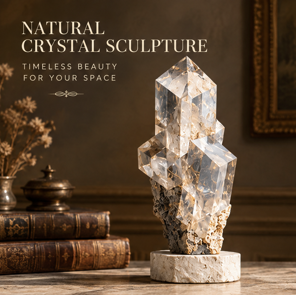 MODOROP Faceted Crystal Pillar