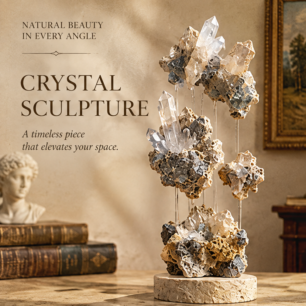 MODOROP Floating Crystal Cluster
