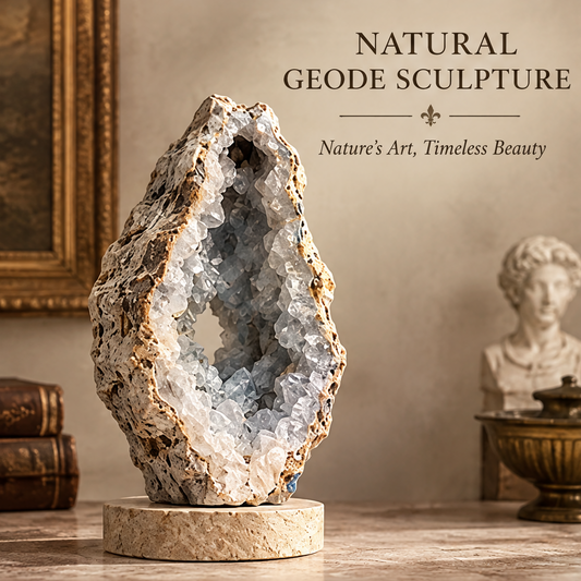 MODOROP Hollow Core Mineral Geode